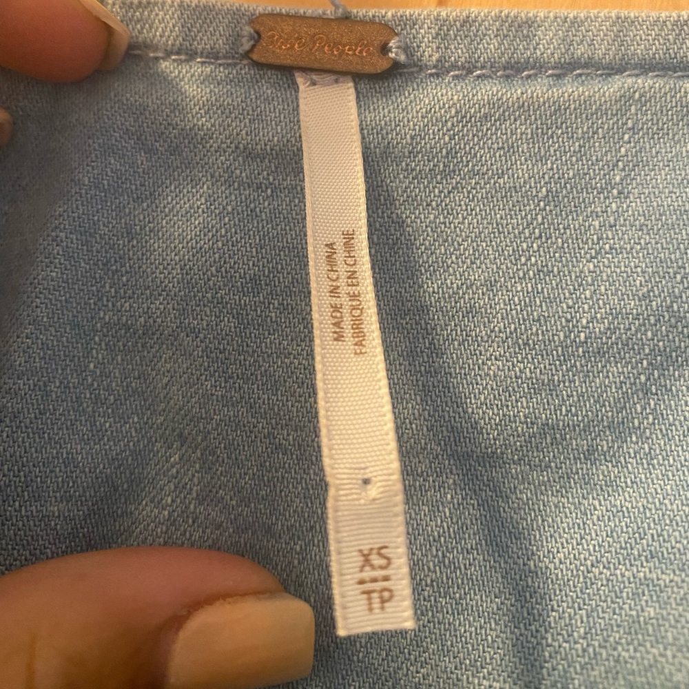 Free people denim dress